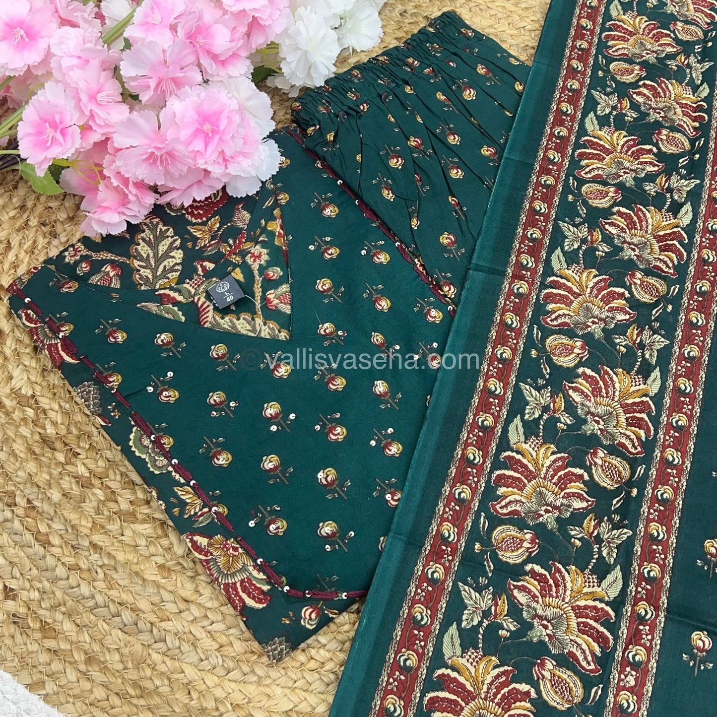 Ready Made - Salwar, Kameez & Duppatta(3pc) -Printed - VVRS301