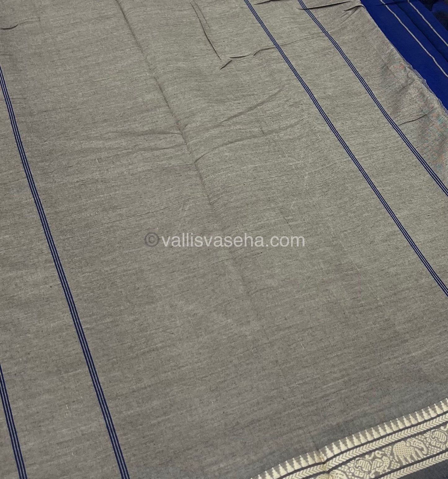Narayanapet Mercerised Cotton Saree - VVNMC001