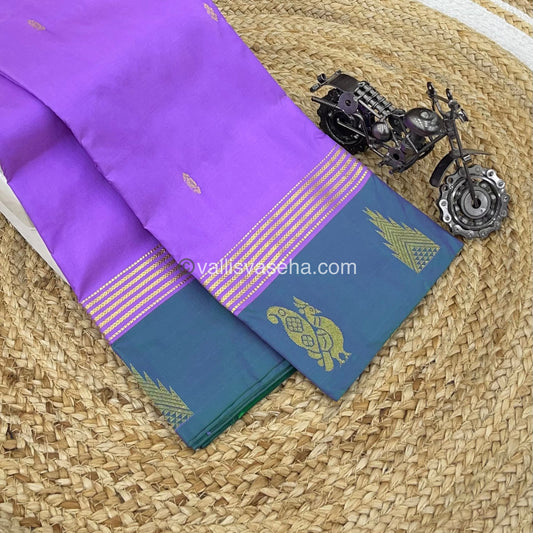 Semi Silk Saree - Kanchi Pattu Style - VVSSS004
