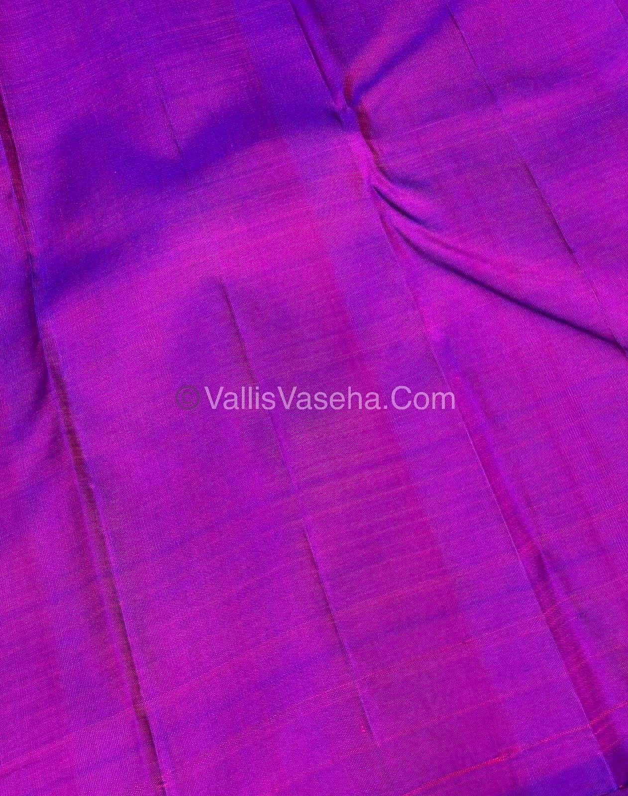 Pure Kanchipuram Silk Saree - Thalampoo - VVPS029