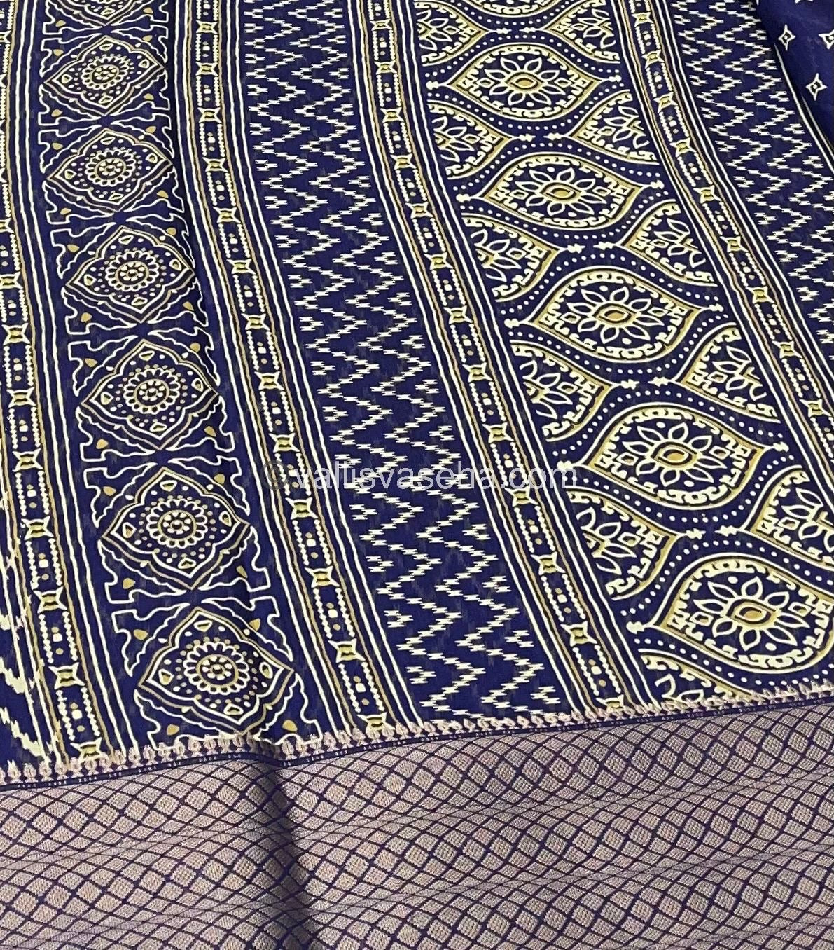 Semi Binny Silk - Blue Shade - VVSBS002