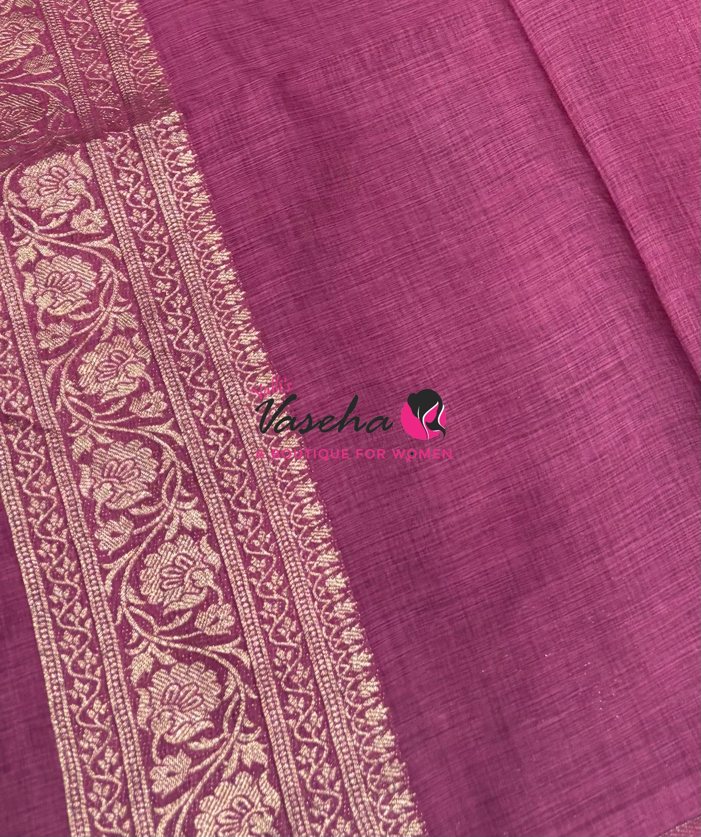Banarasi - Heritage Silk - Semi Kathan Silk - Onion Pink Shade - VVBHS011