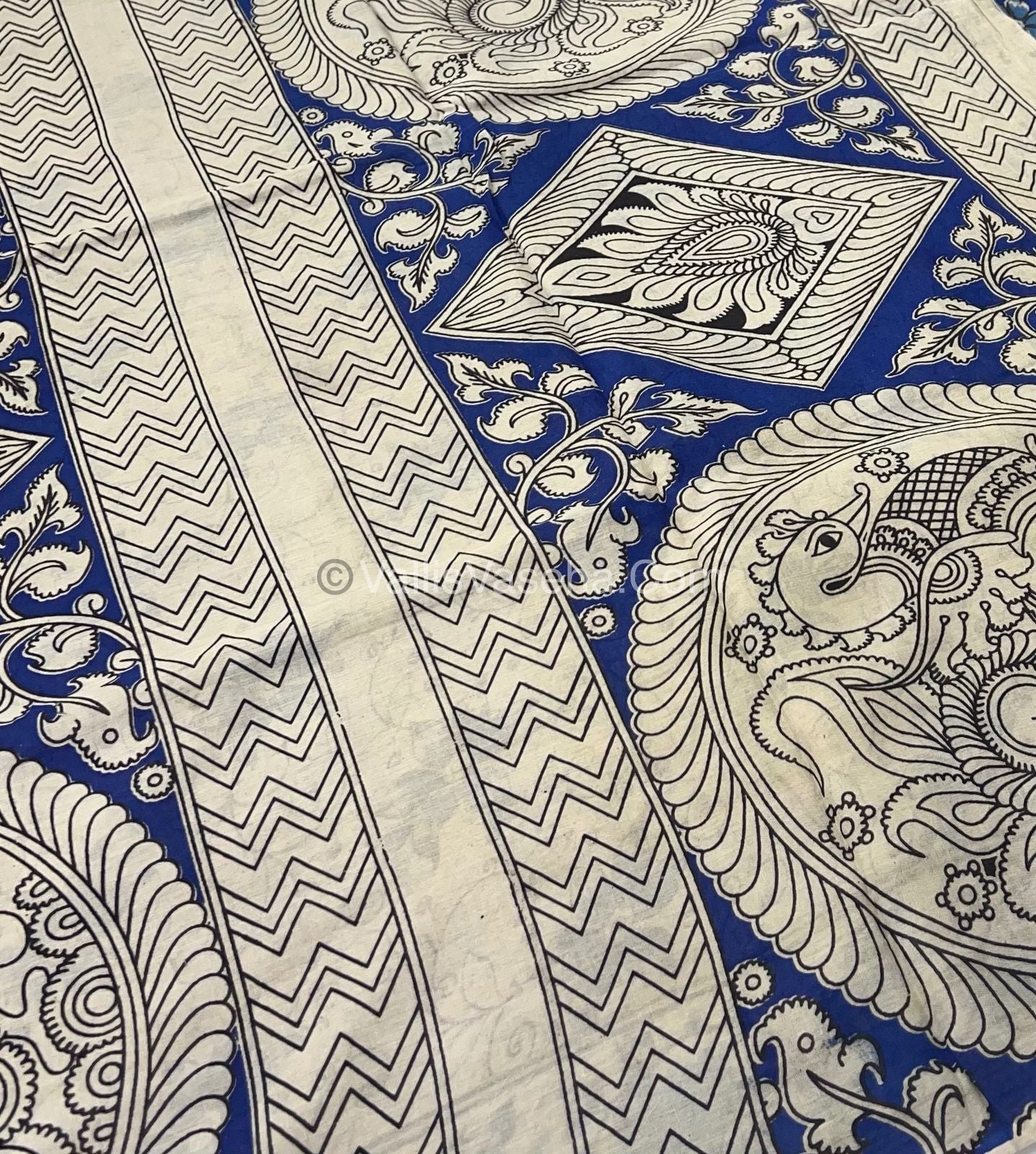 Pure Kalamkari Cotton Saree - VVPKC002