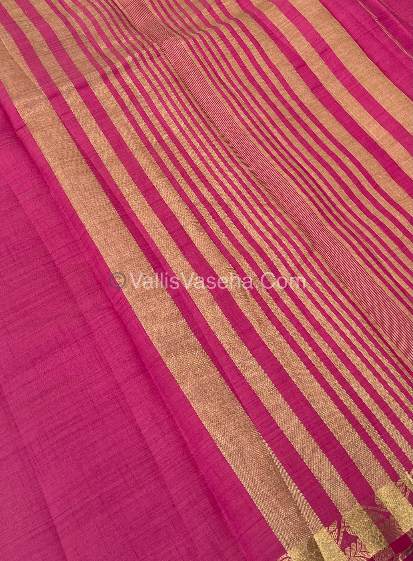 Semi Tussar Silk - Pink Shade - VVSTS003