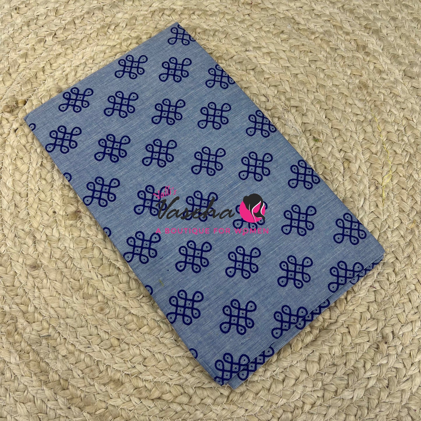 Blouse Bit - Kolam Print - 1 mtr - VVBB001