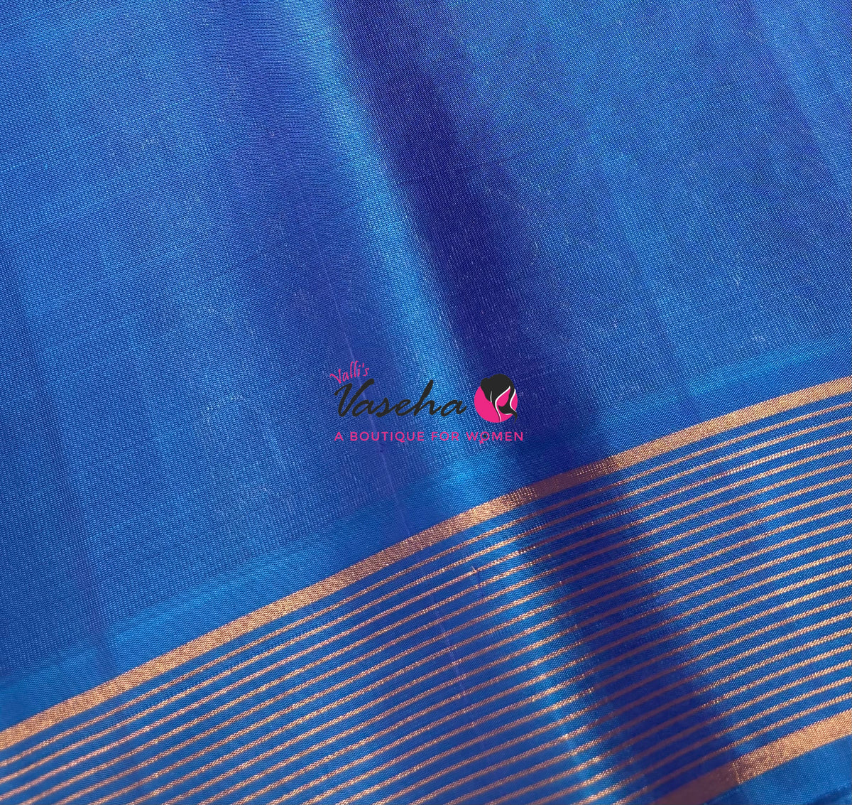 Half Mixed Soft Silk Saree - (1.75 warp)Dual Tone Pink & Blue - VVPSS090