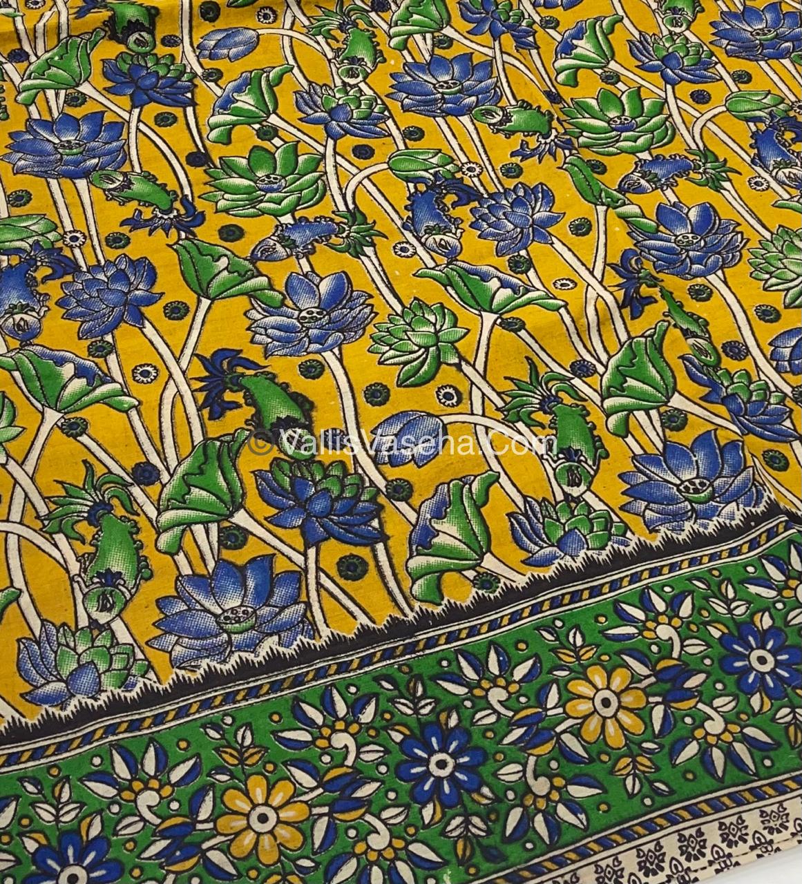 Pure Kalamkari Cotton Saree - VVPKC001