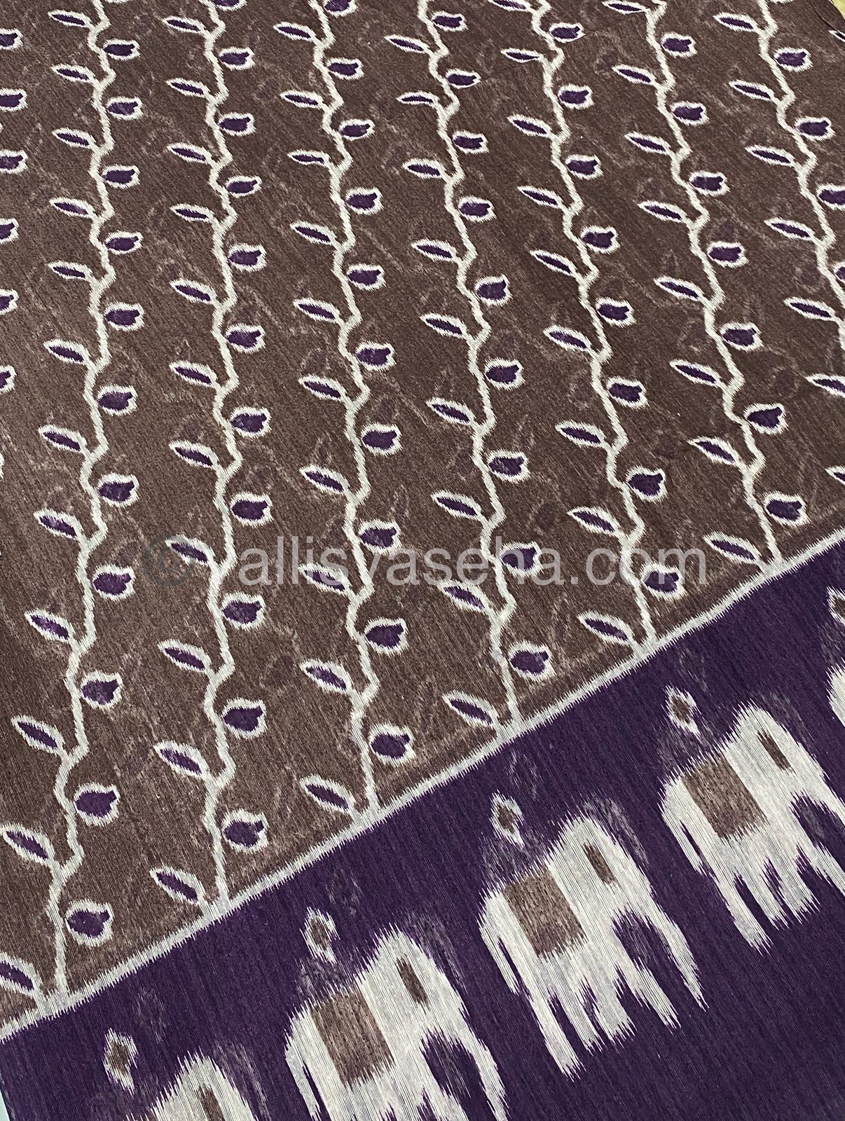Jute Mixed Cotton Saree | VVJCS001
