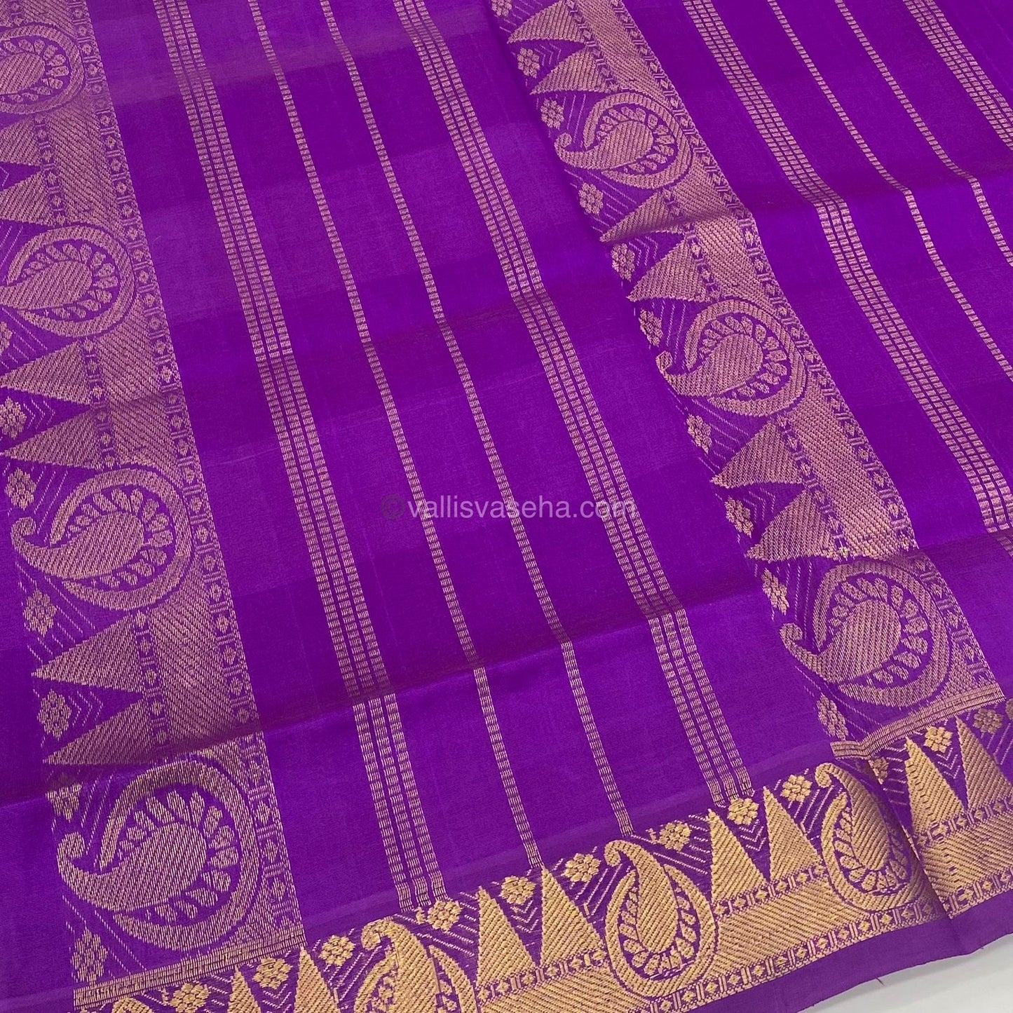 Pure Silk Cotton Saree - Pazhum Pazhamum Checks Design - VVPPSC01
