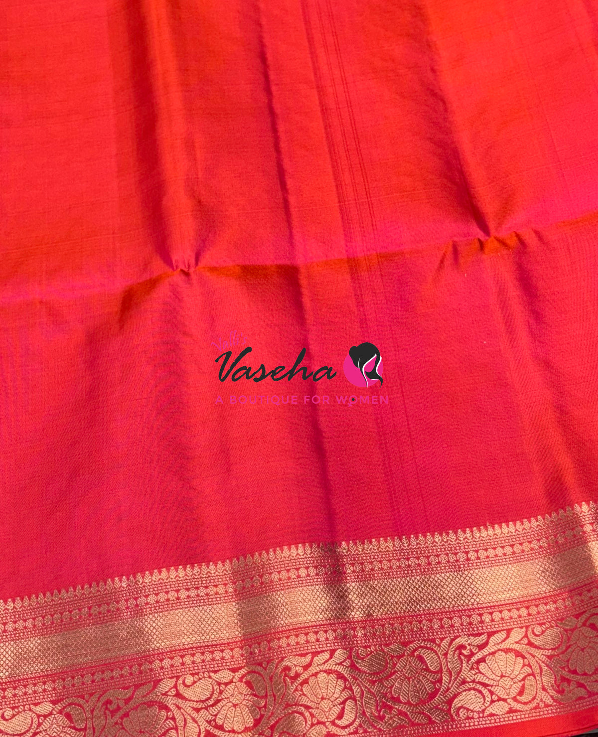Pure Soft Silk Saree - Orangish Peach Shade - VVPSS135
