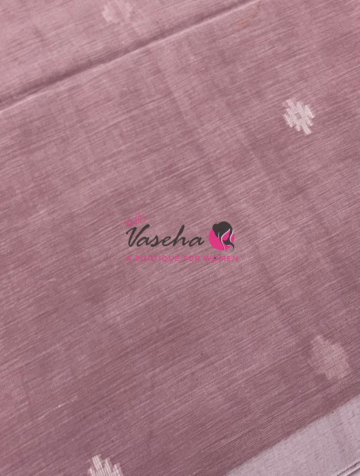 Bengal Kaddhi Cotton Saree | VVBKC002 | Onion Pink Shade