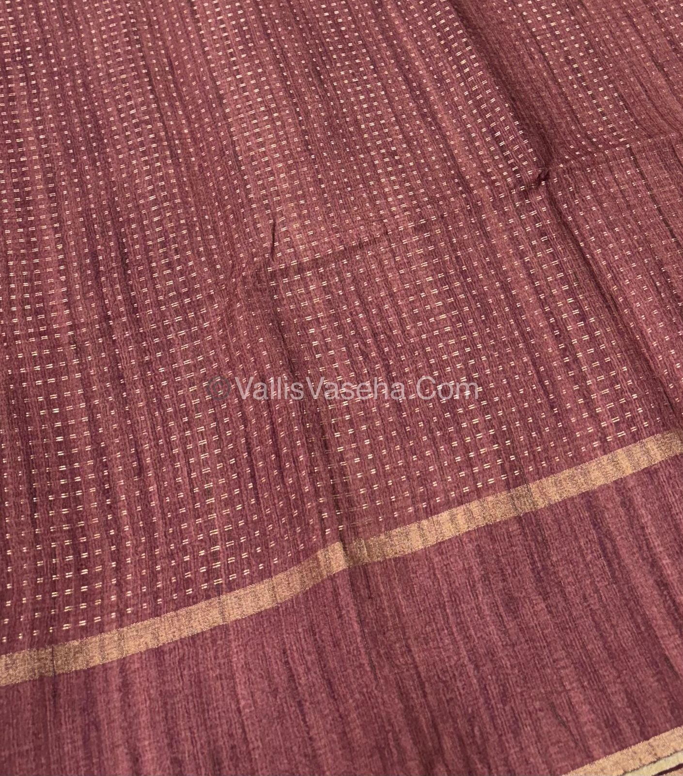 Semi Tussar Silk - Vairavoosi Design - Multi colour - VVSTS038
