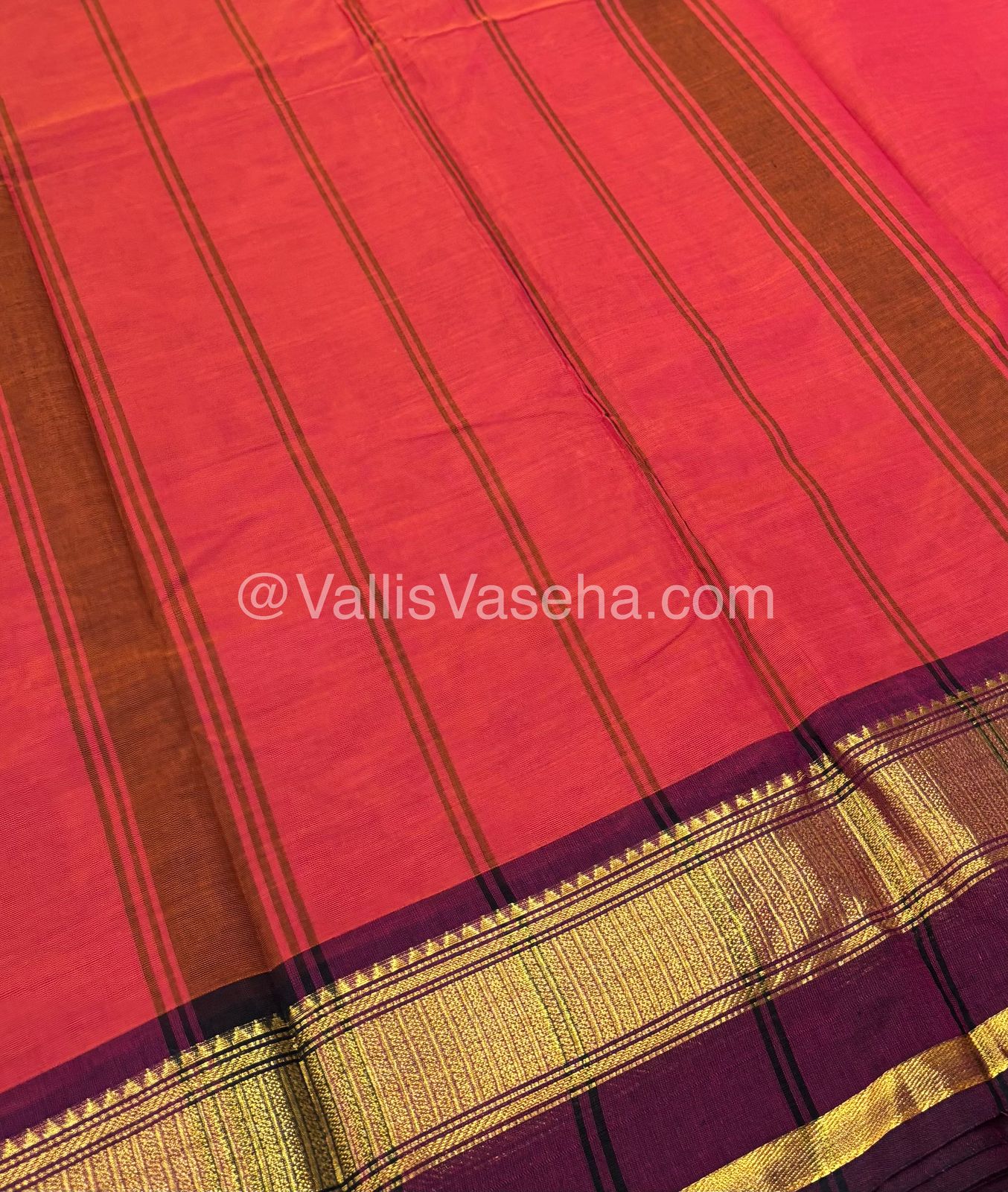 Kanchi Cotton Saree - VVKCS016