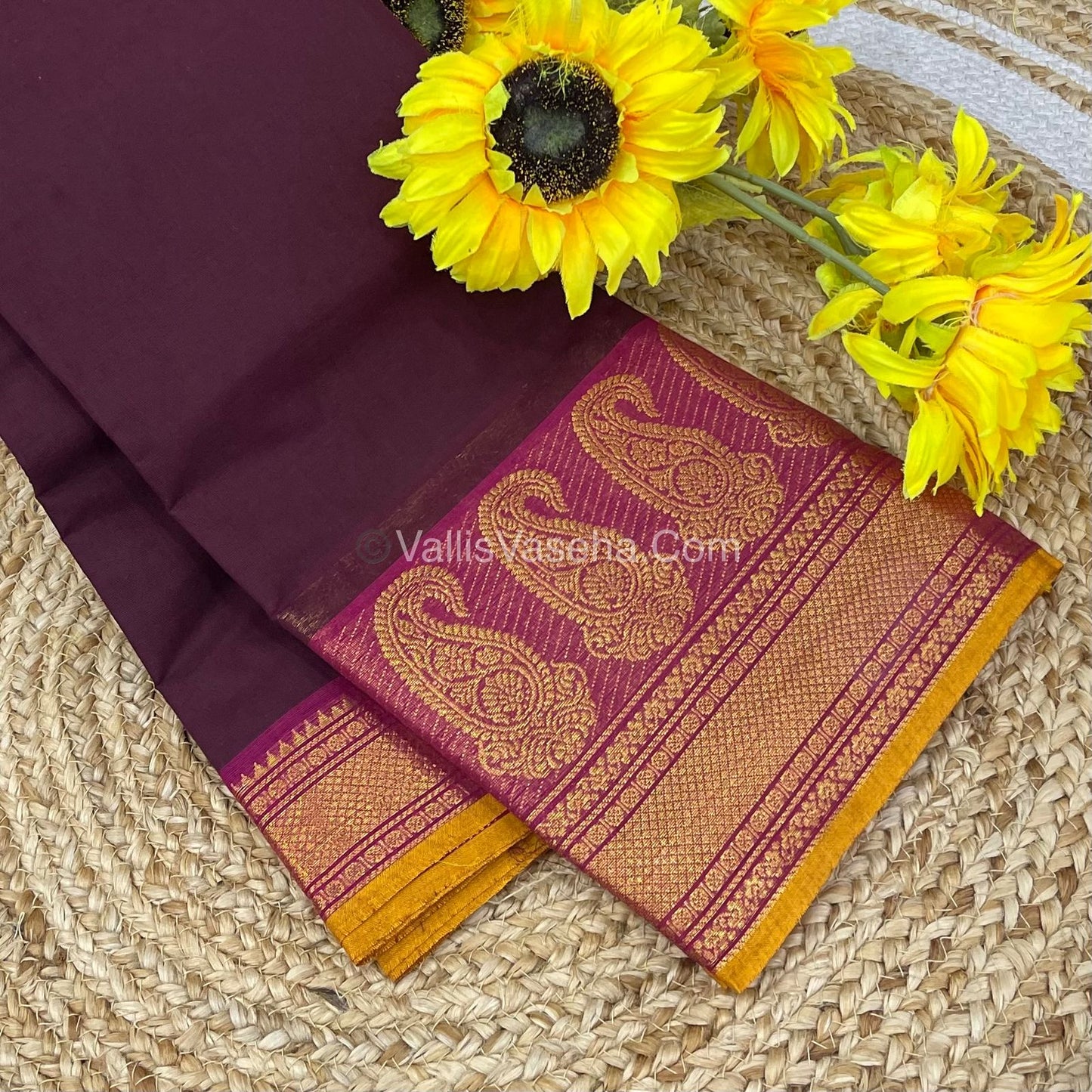 Kanchi Cotton Saree - VVKCS010