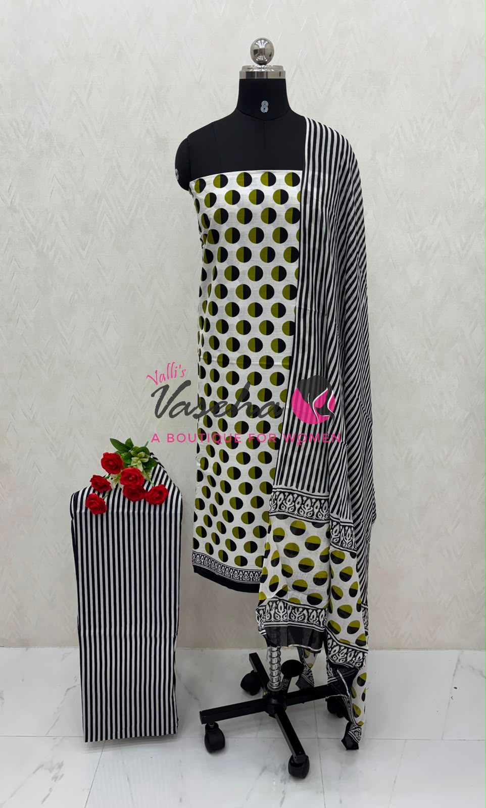 Pure Mul Mul Cotton | Unstitched Material | VVUSM065
