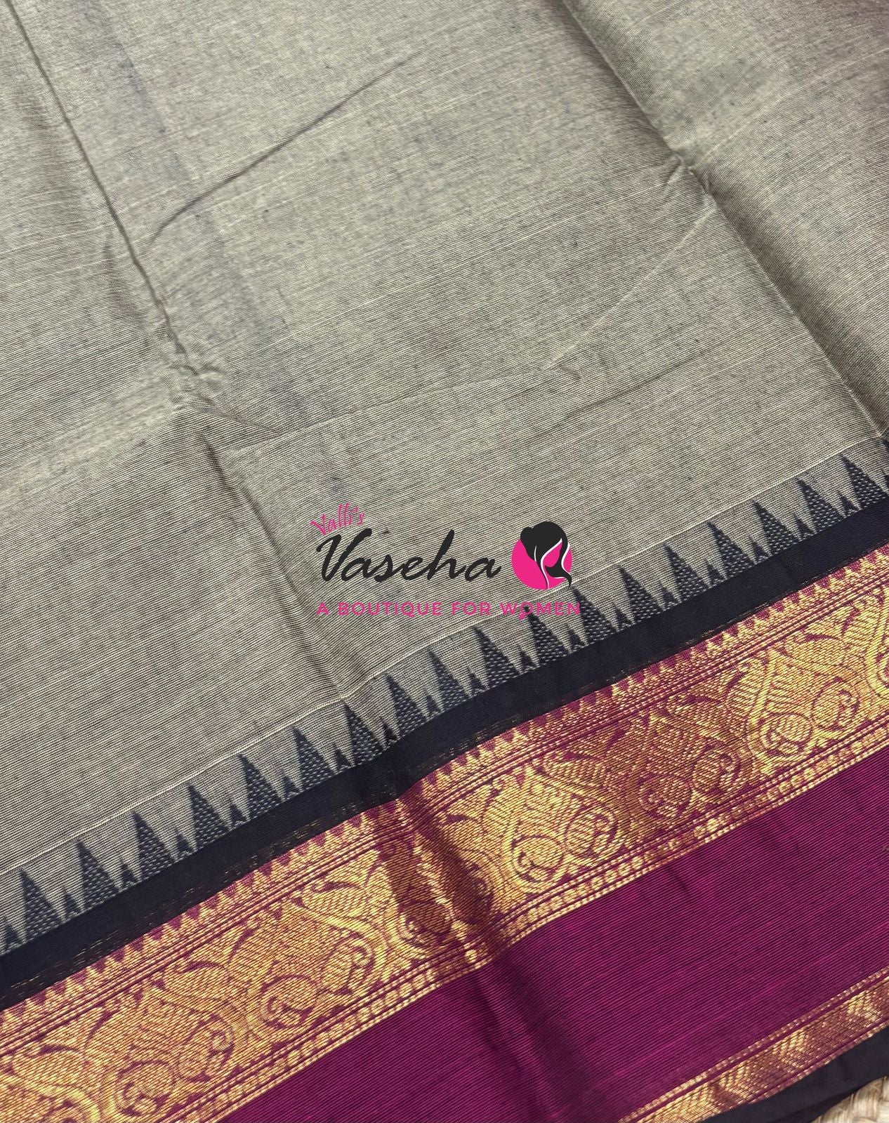 Kanchi Cotton Saree - VVKCS025