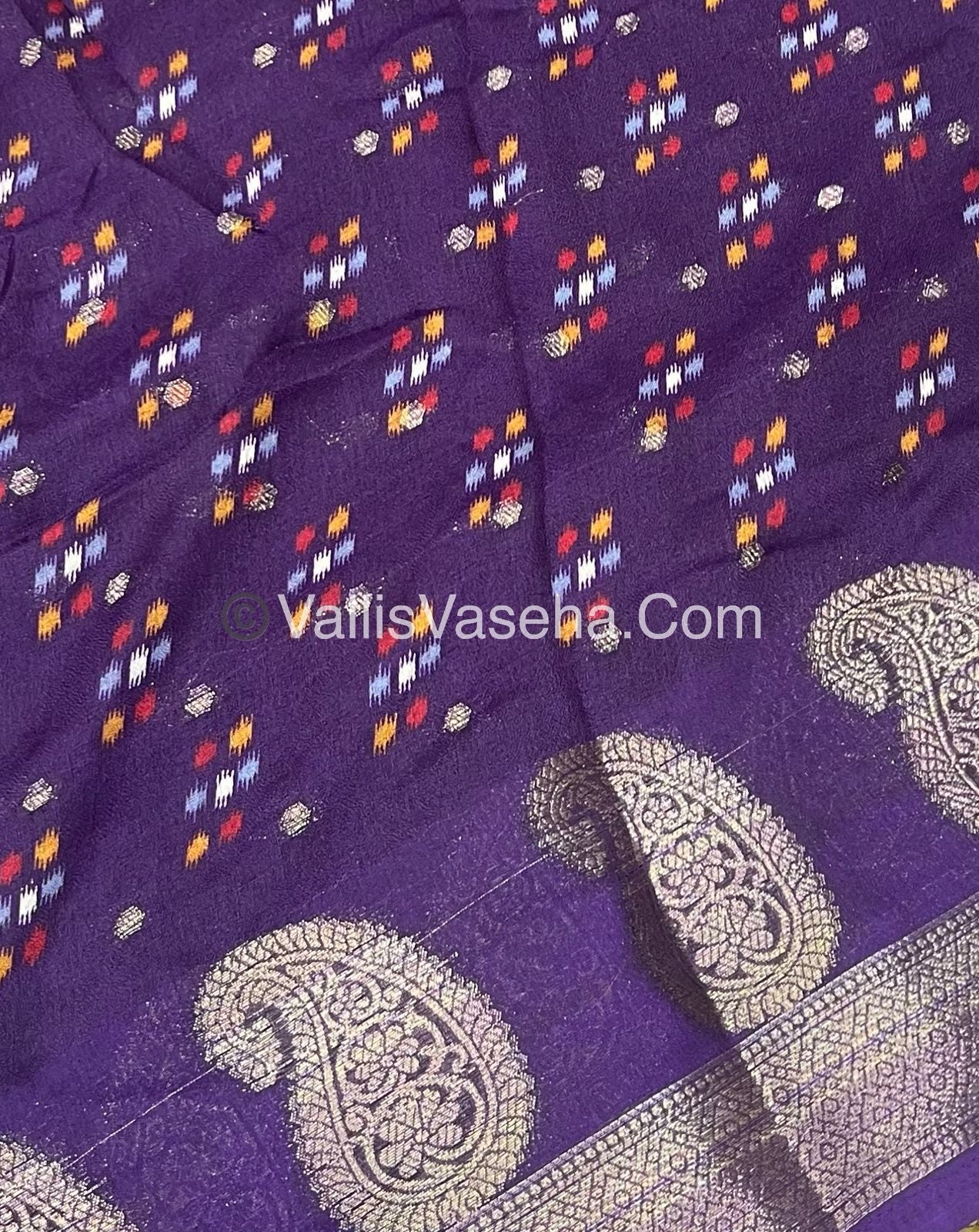 Mashmelow - Chiffon / Georgette Saree - Violetish Purple Shade - VVMMS001