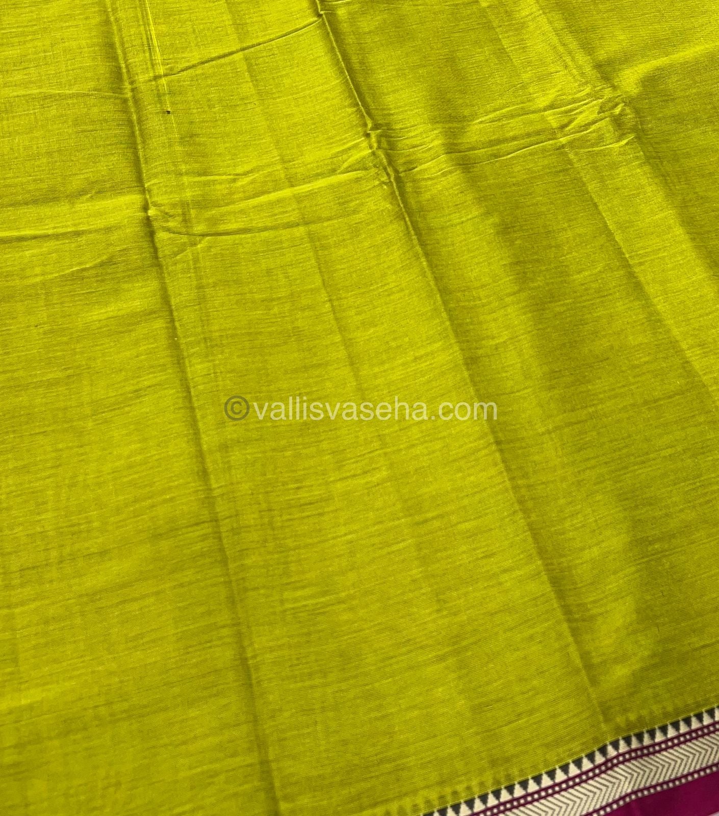 Narayanapet Mercerised Cotton Saree - VVNMC001