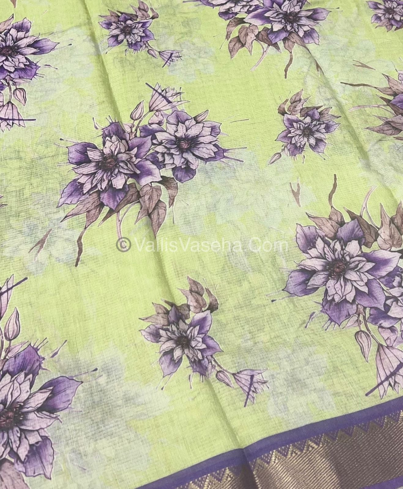 Mangalgiri Silk| Floral Prints | VVMS001