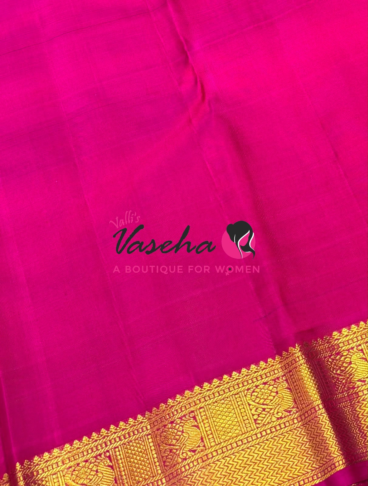Pure Kanchipuram Silk Saree - Mandhulir Green & Pink Combo - VVPS025