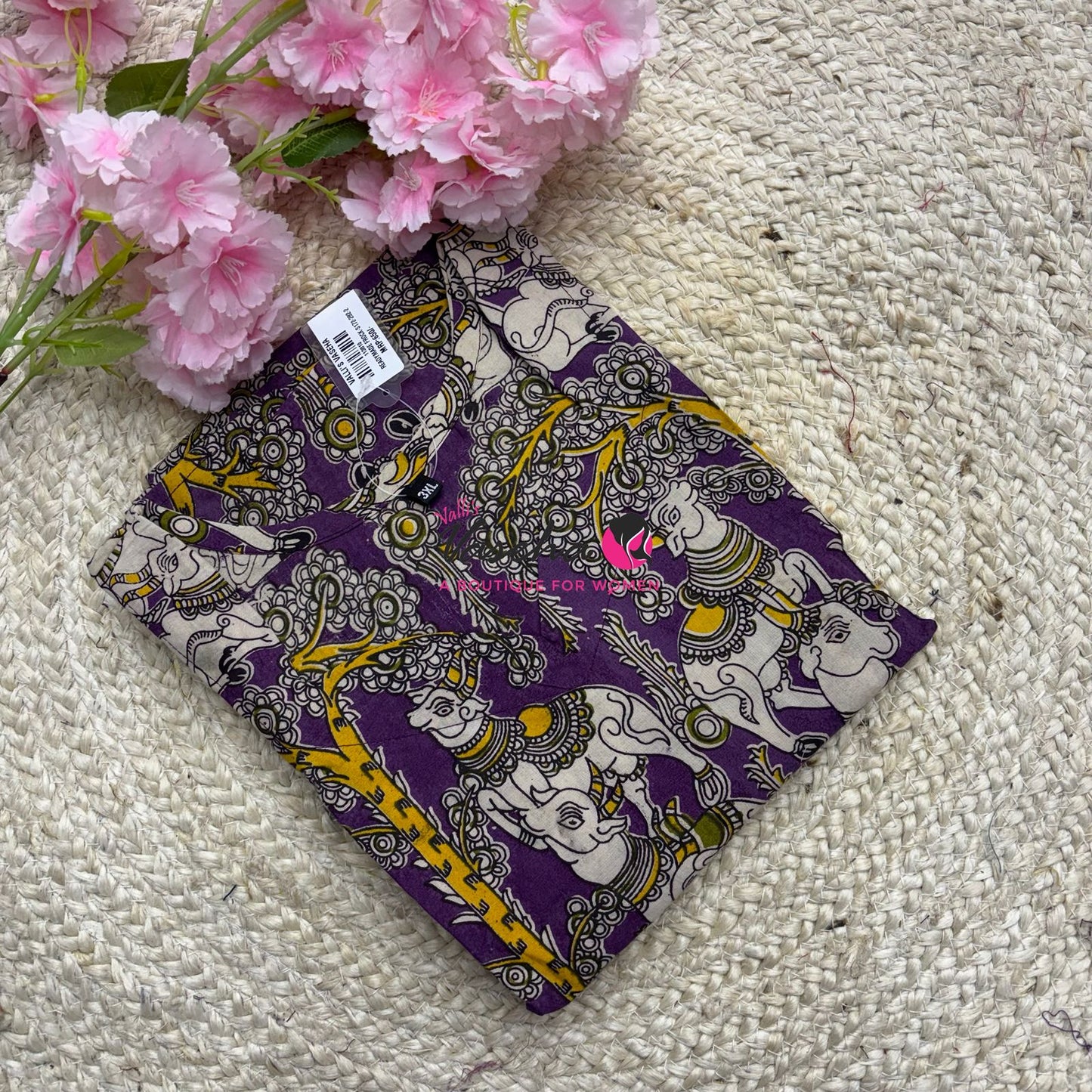 Ready Made - Kalamkari Frock - VVRKF002