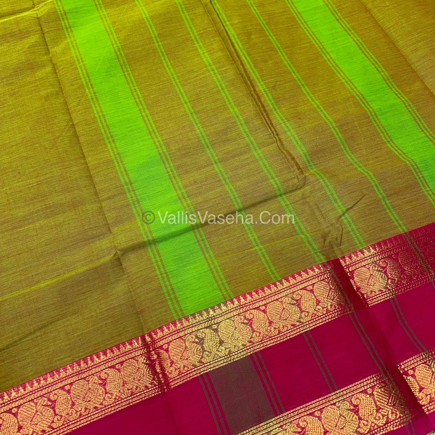 Kanchi Cotton Saree - VVKCS016 - 112119 - 4