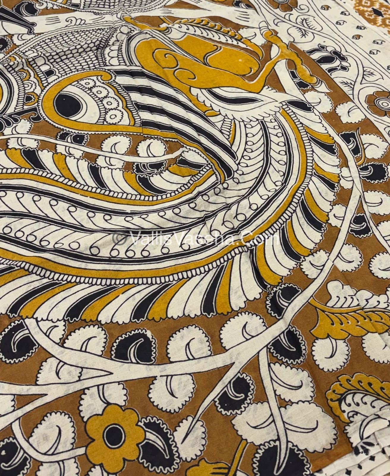 Pure Kalamkari Cotton Saree - VVPKC002