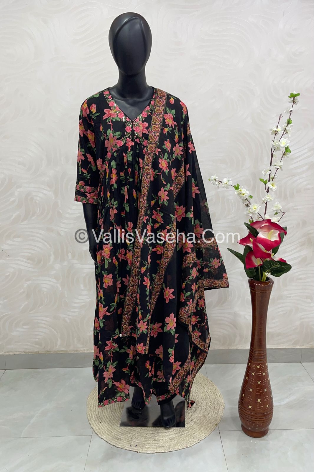 Ready Made - Salwar, Kameez & Duppatta(3pc) - Alia Cut - Mixed Cotton - VVRAS001