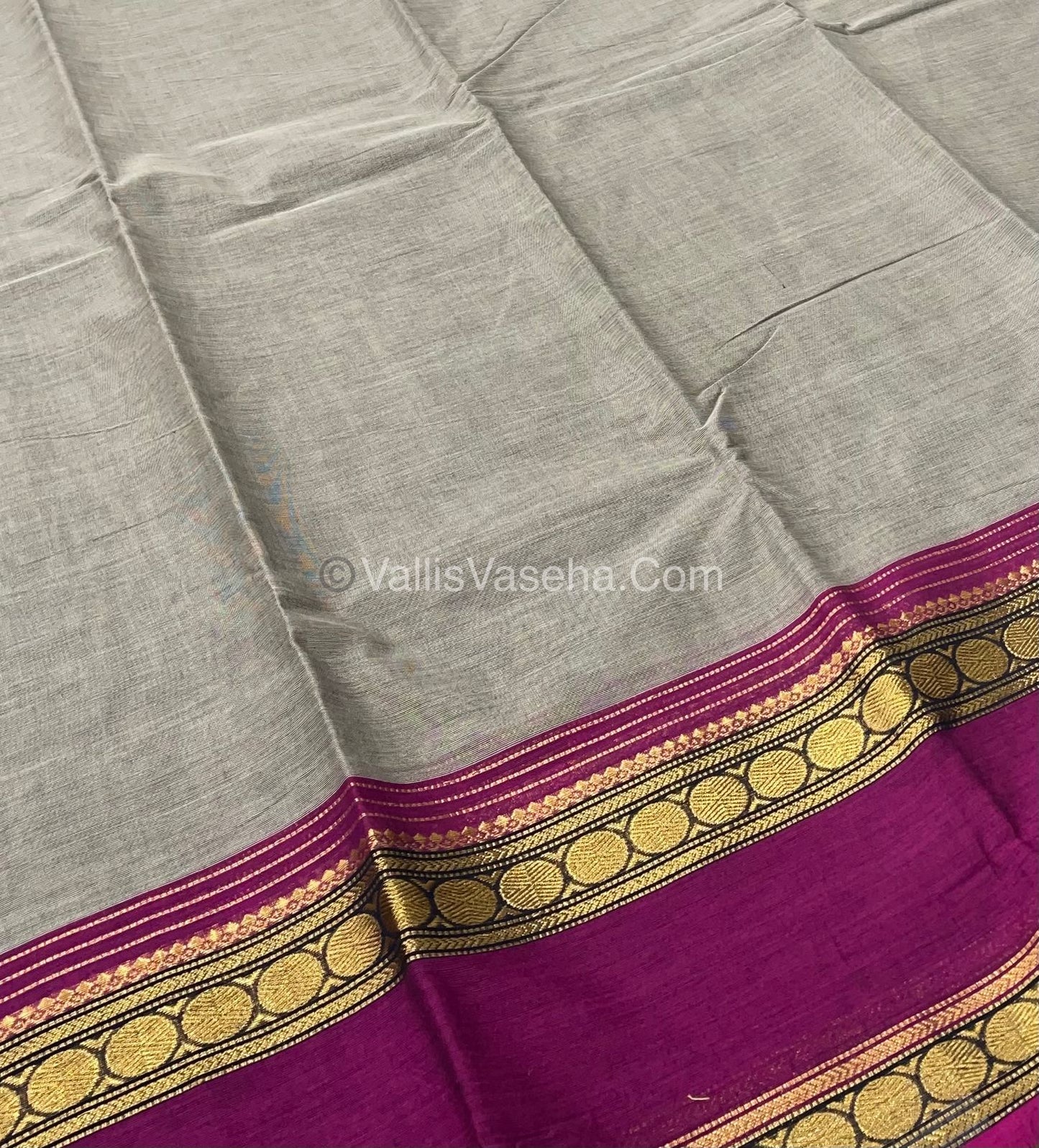 Kanchi Cotton Saree - VVKCS010