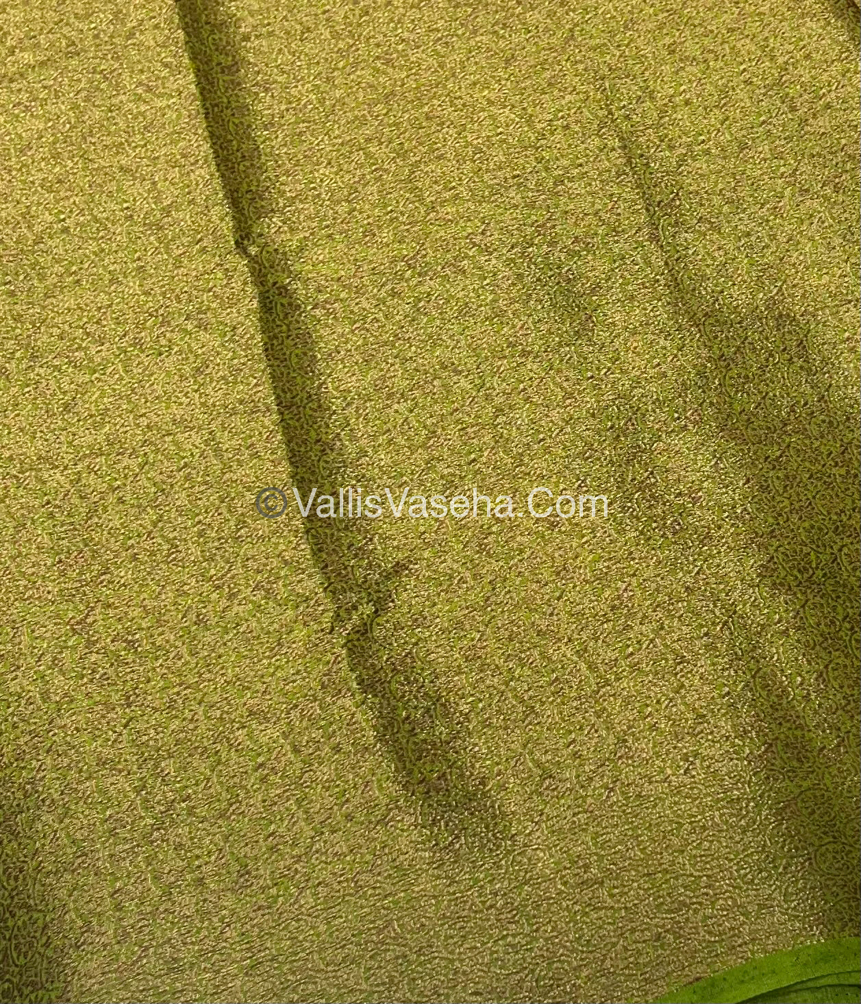 Bamboo Silk Saree - Dark Pinkish Red with Green Shade - VVBSS001