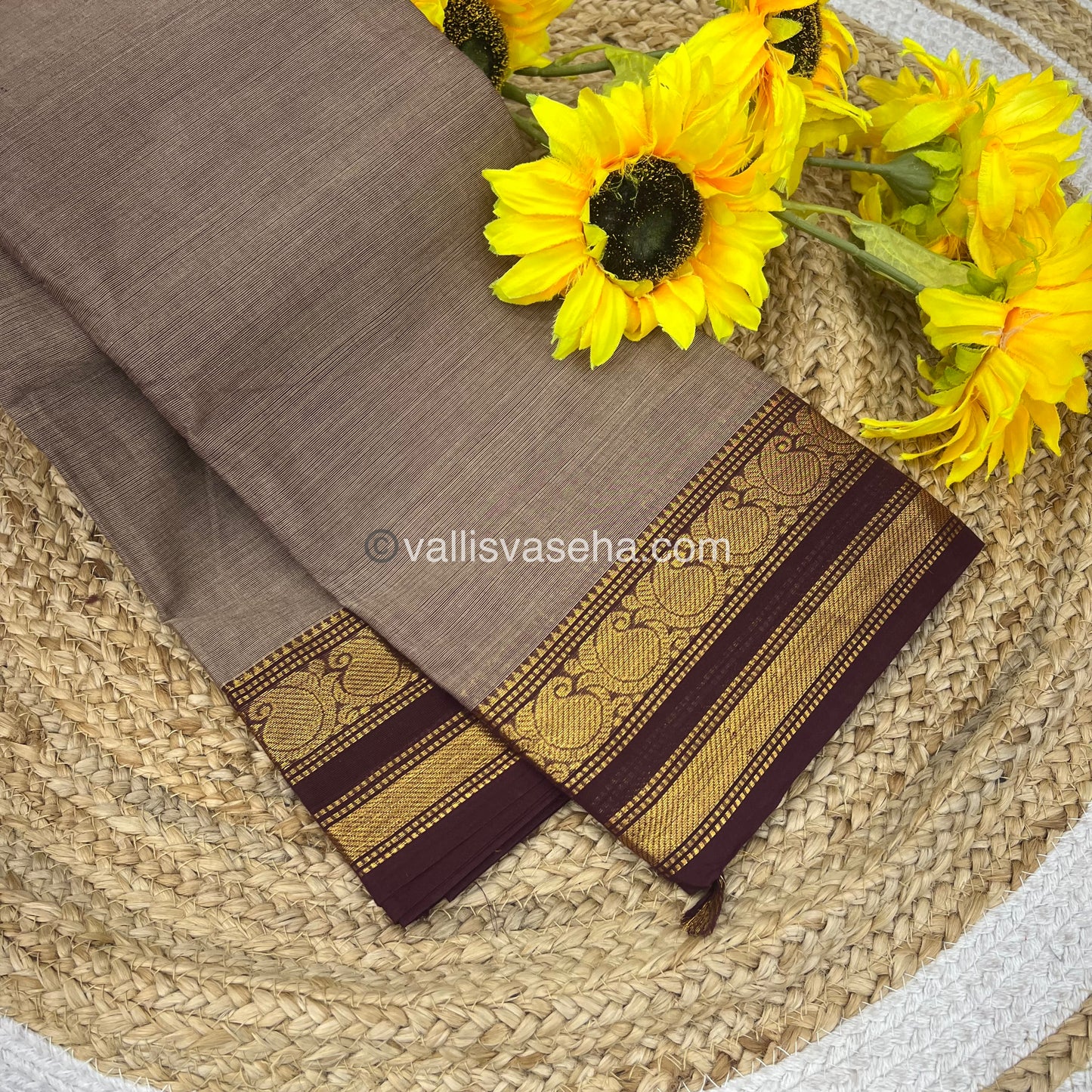 Kanchi Cotton Saree - VVKCS009
