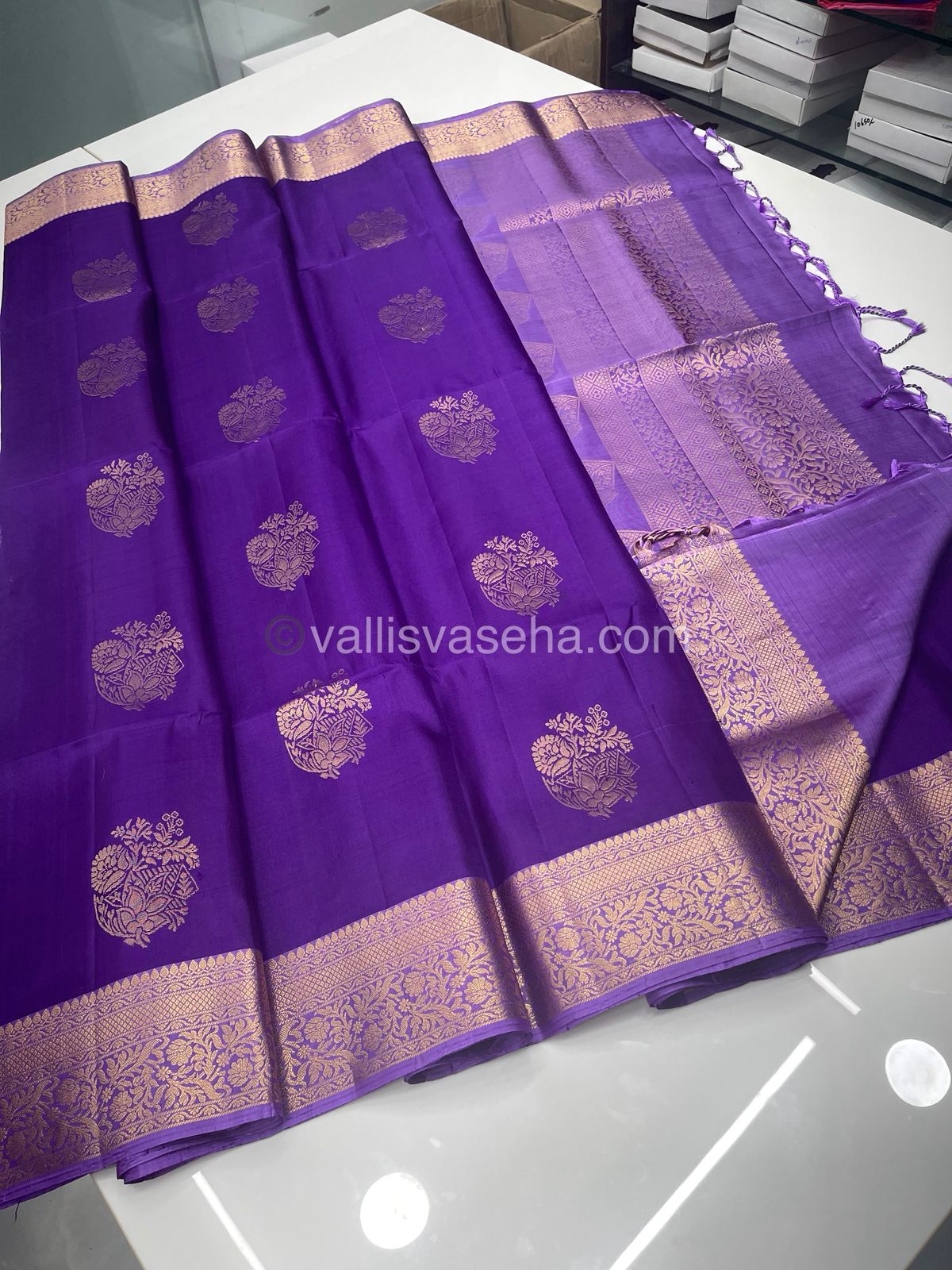 Pure Soft Silk Saree - Kanchi Border - VVPSS015