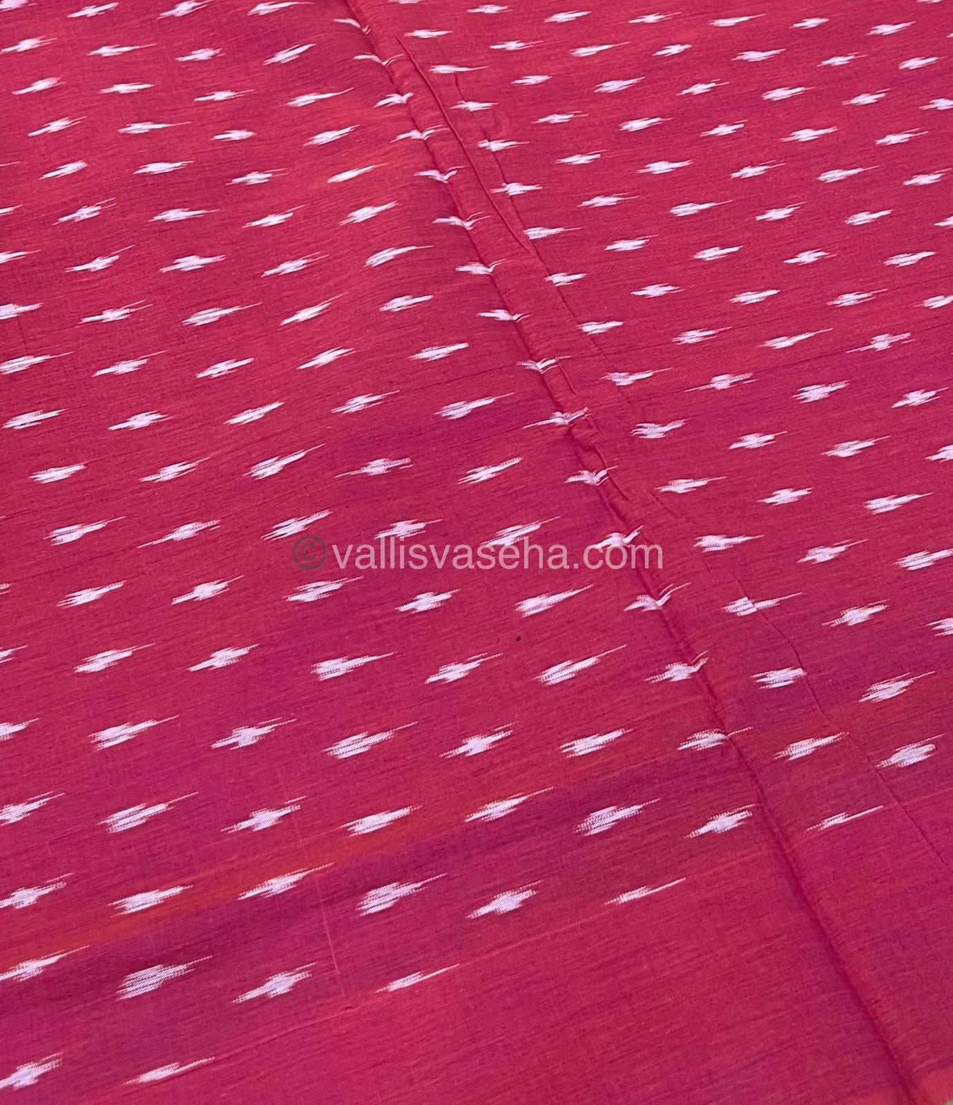 Ikkat Mercerised Cotton Saree - VVIKS001