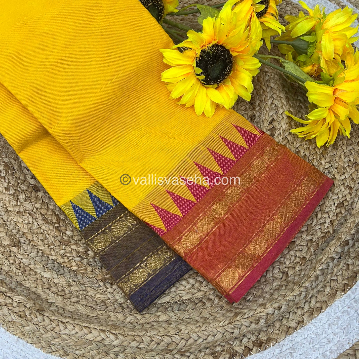 Kanchi Cotton Saree - VVKCS009