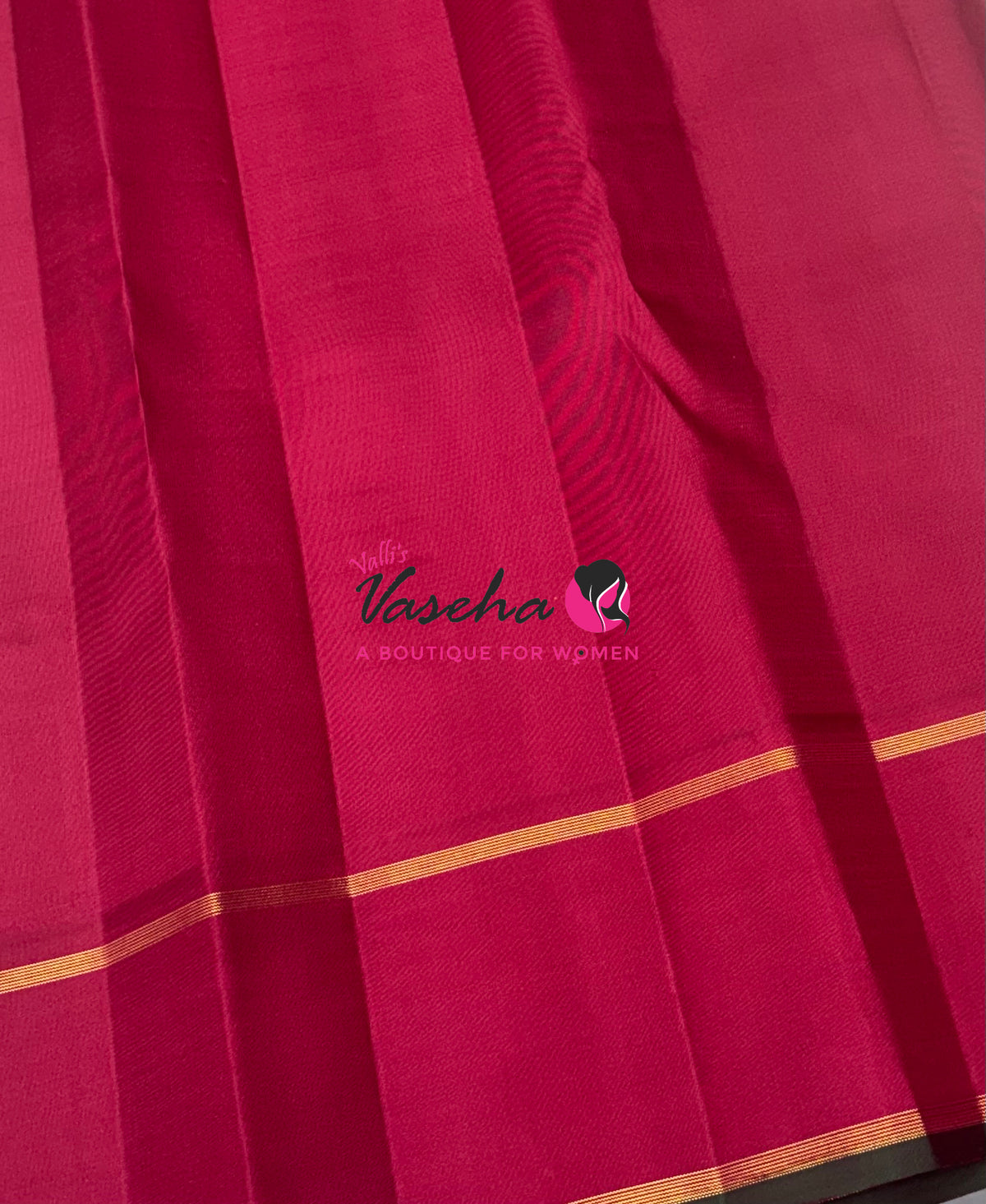 Pure Korvai Kanchipuram Silk Saree - White/ Cream & Maroon Combo - VVPS022