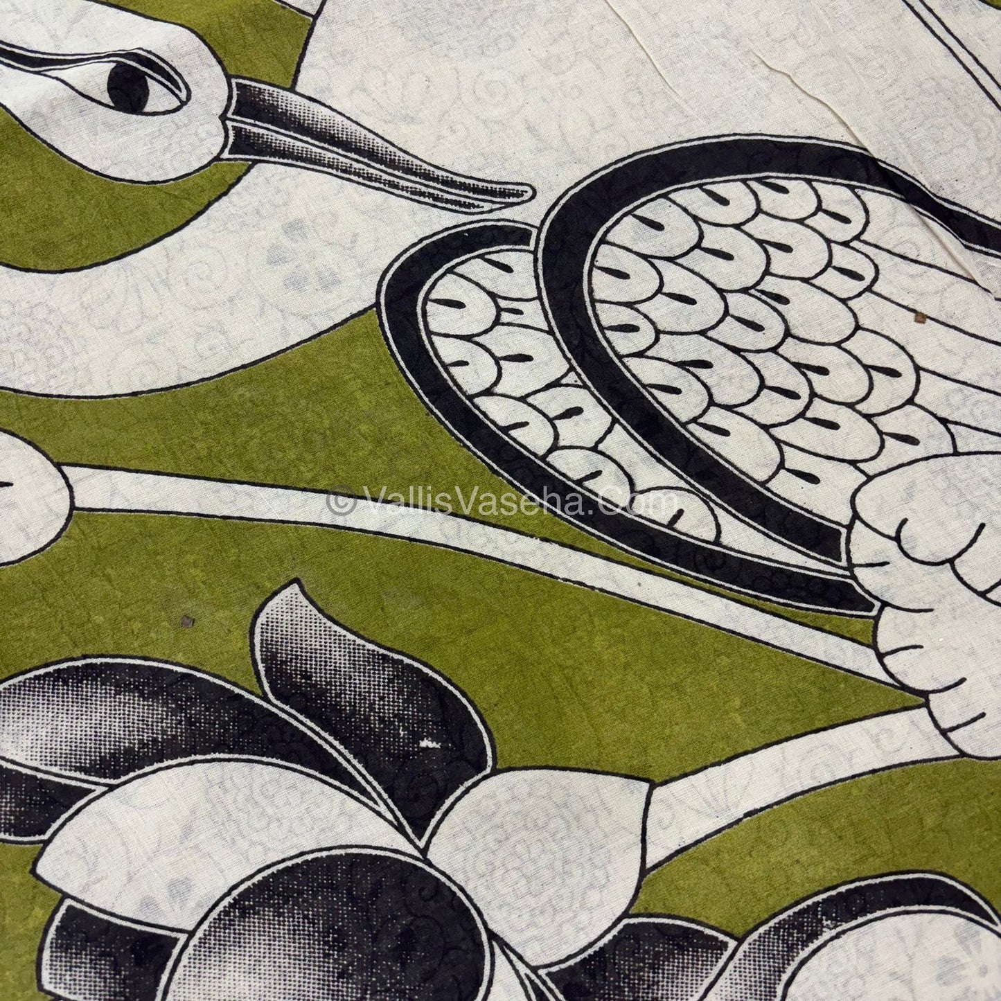 Pure Kalamkari Cotton Saree - VVPKC002