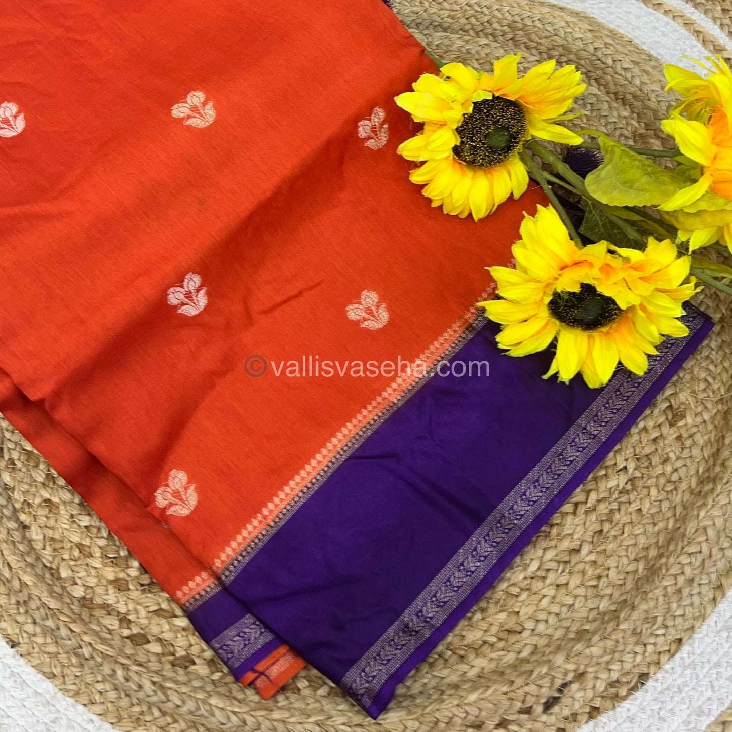 Russian Viscose - Premium Viscose Saree - Retta Petta Border- VVRVS002