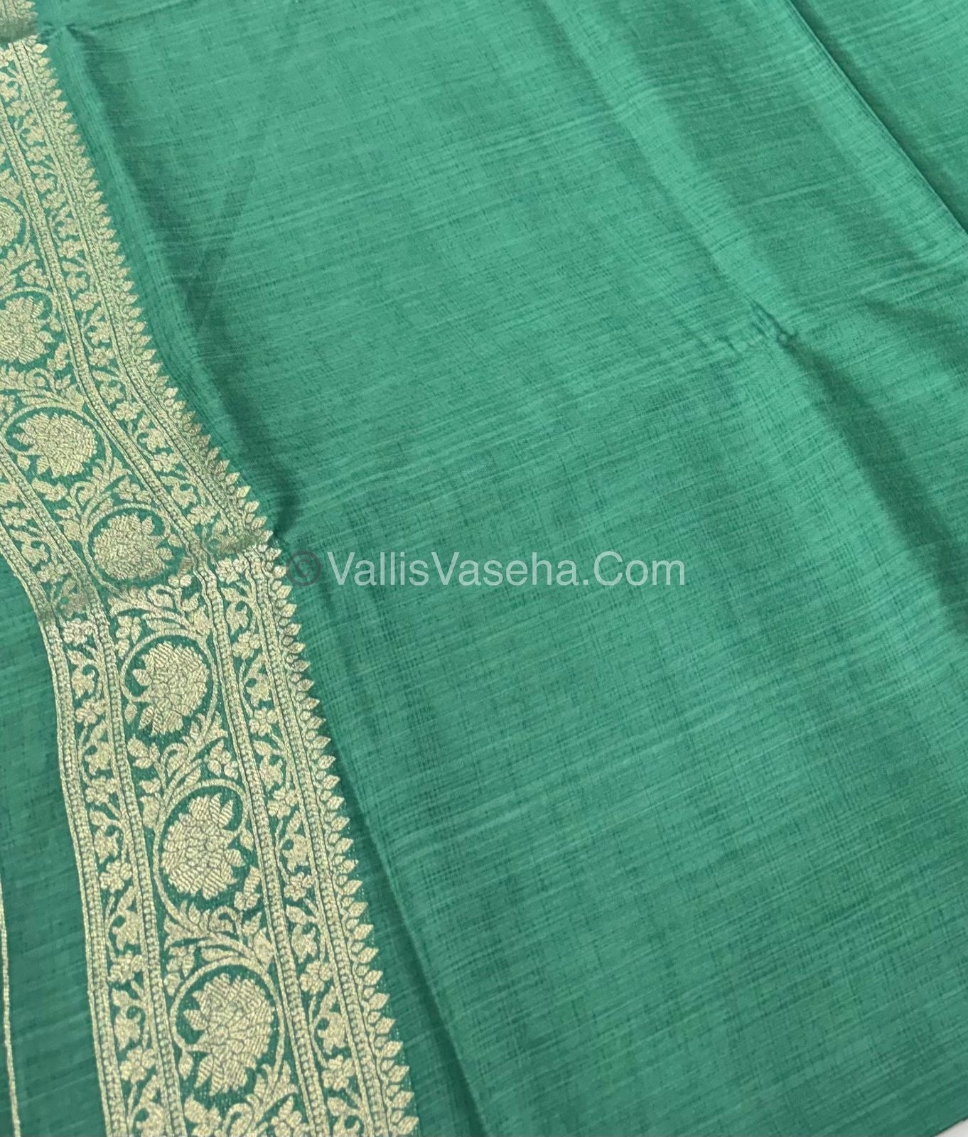 Banarasi - Heritage Silk - Semi Kathan Silk - Pastel Green Shade- VVBHS001