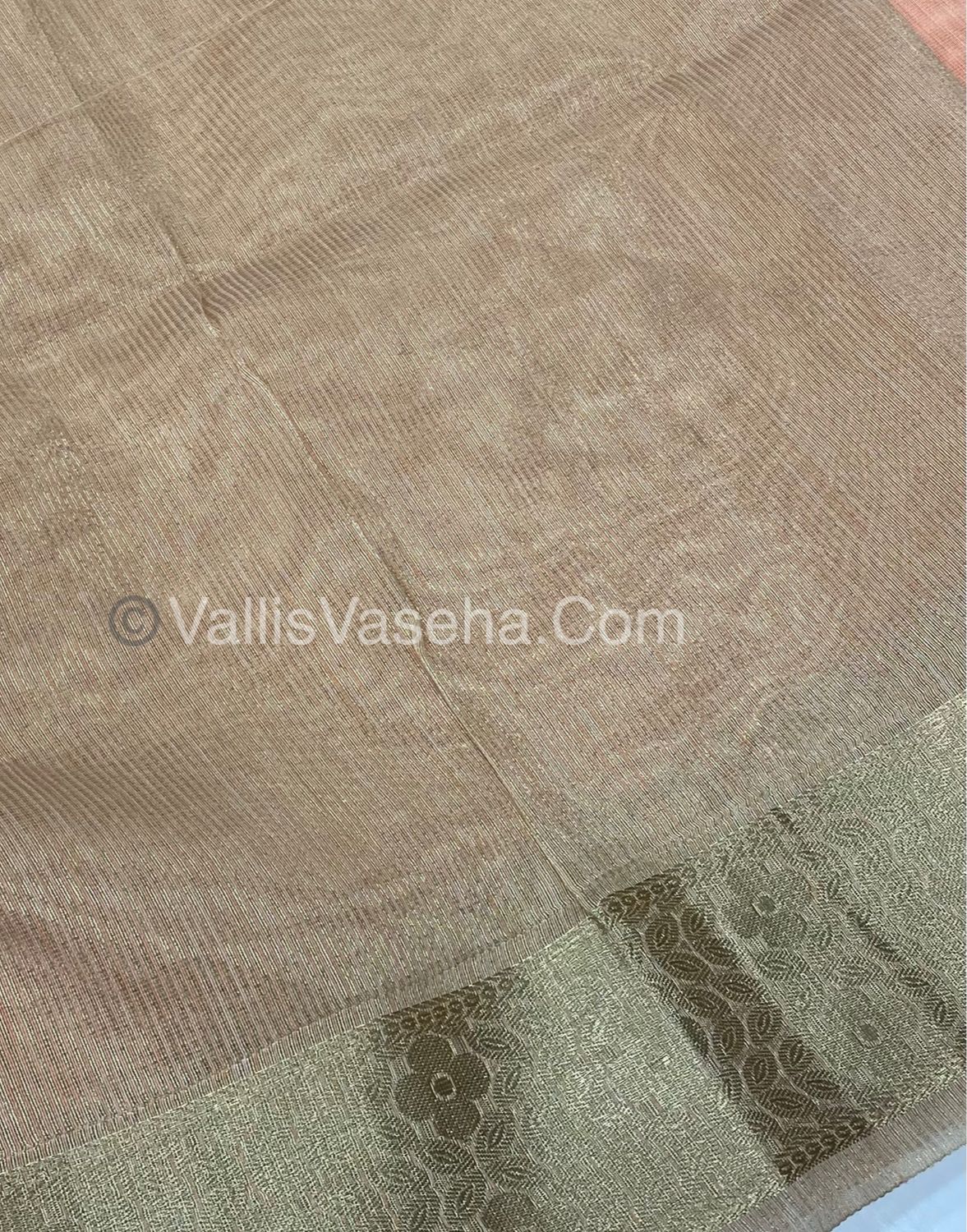 Chanderi Mixed Cotton Saree - VVCMC001