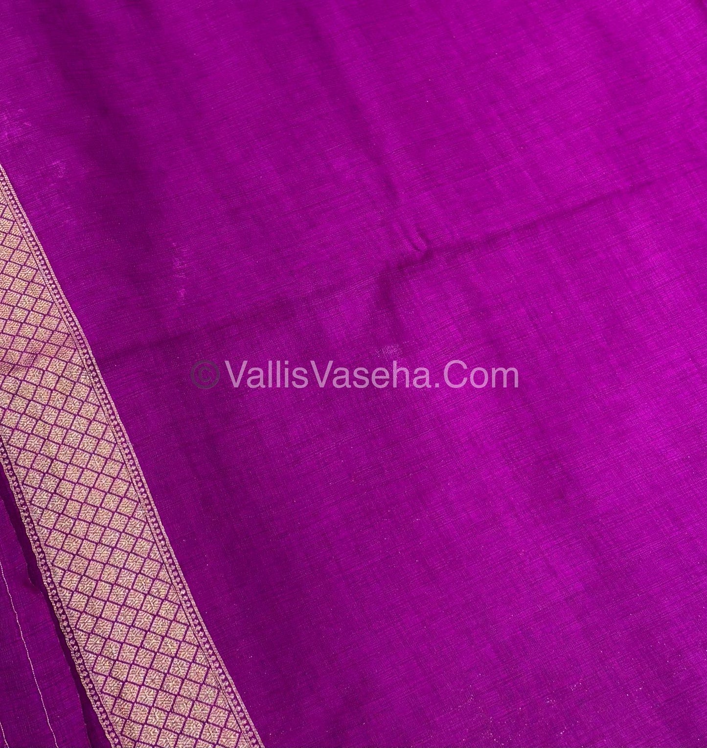 Banarasi - Heritage Silk - Semi Kathan Silk - Purplish Pink Shade - VVBHS007