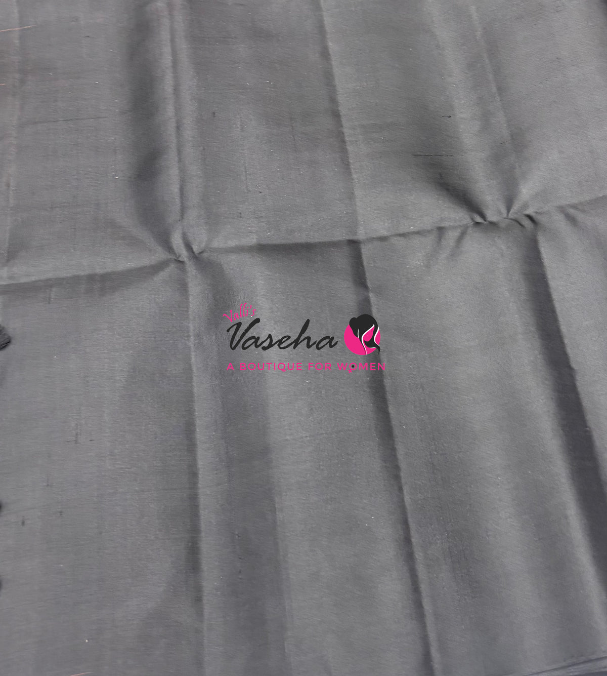 Pure Soft Silk Saree - Black Shade - VVPSS061