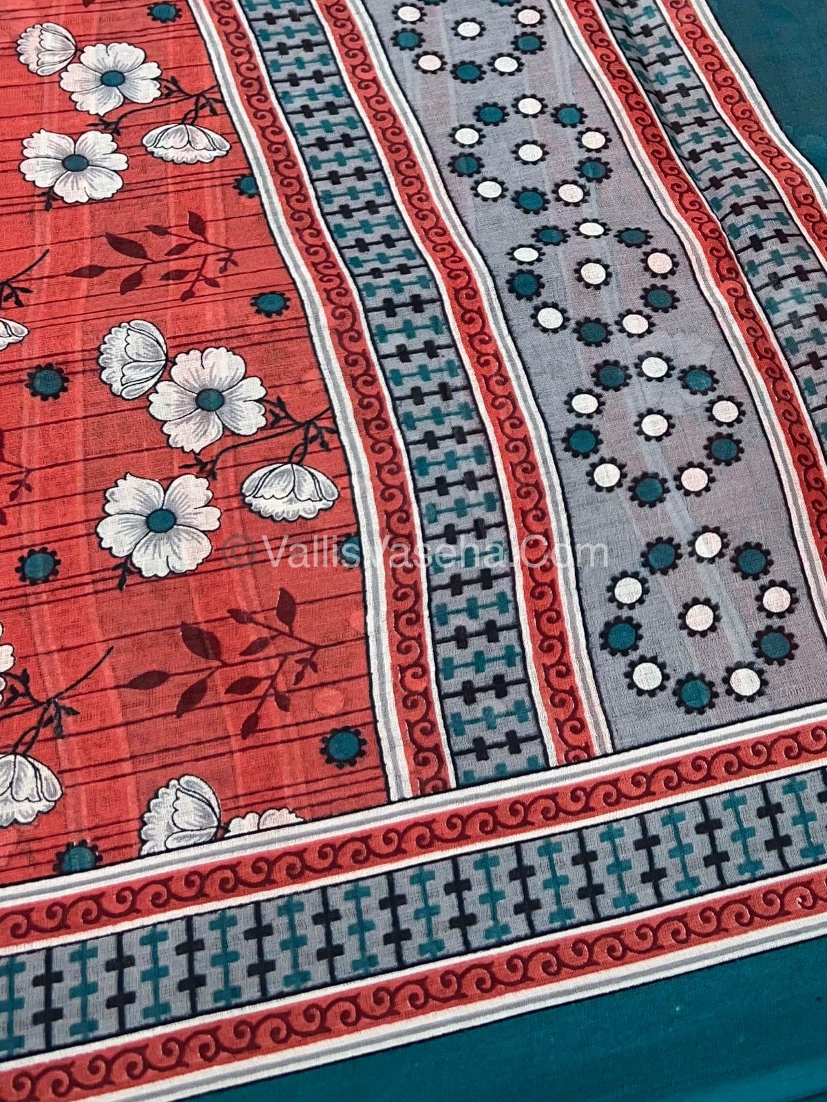 Pure Cotton Voile Saree | VVPVS001