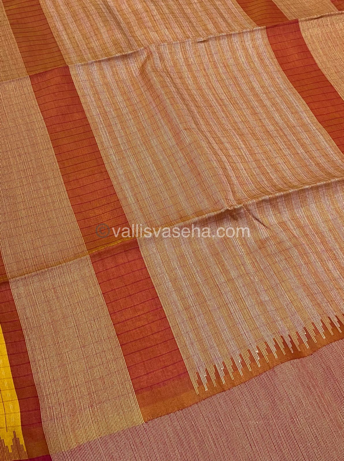 Semi Raw Silk - Lakshadeepam Design Weaving - VVRS004