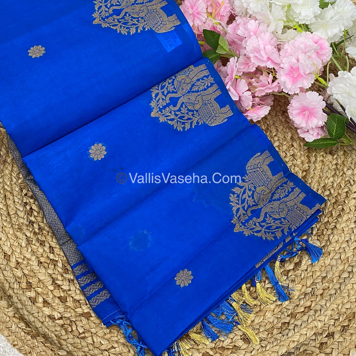Mulberry Semi Silk - Light Blue Shade - VVMSS003