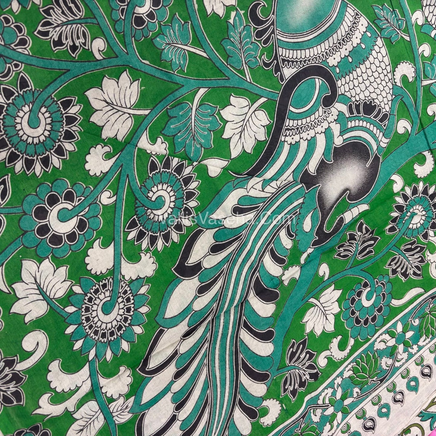 Pure Kalamkari Cotton Saree - VVPKC002