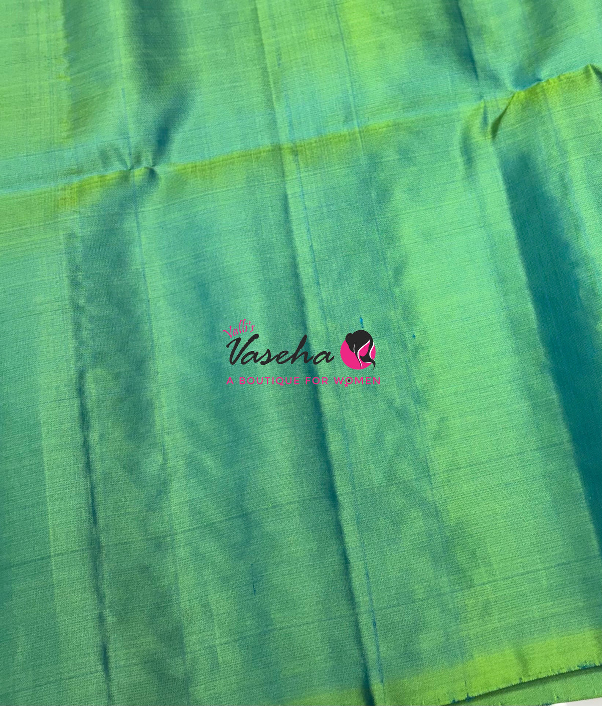 Pure Soft Silk Saree - Pink With Dual Tone Green Combo - VVPSS139