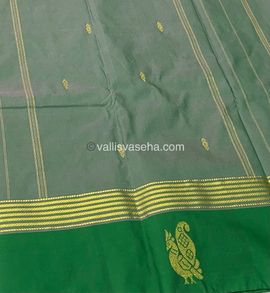 Semi Silk Saree - Kanchi Pattu Style - VVSSS004