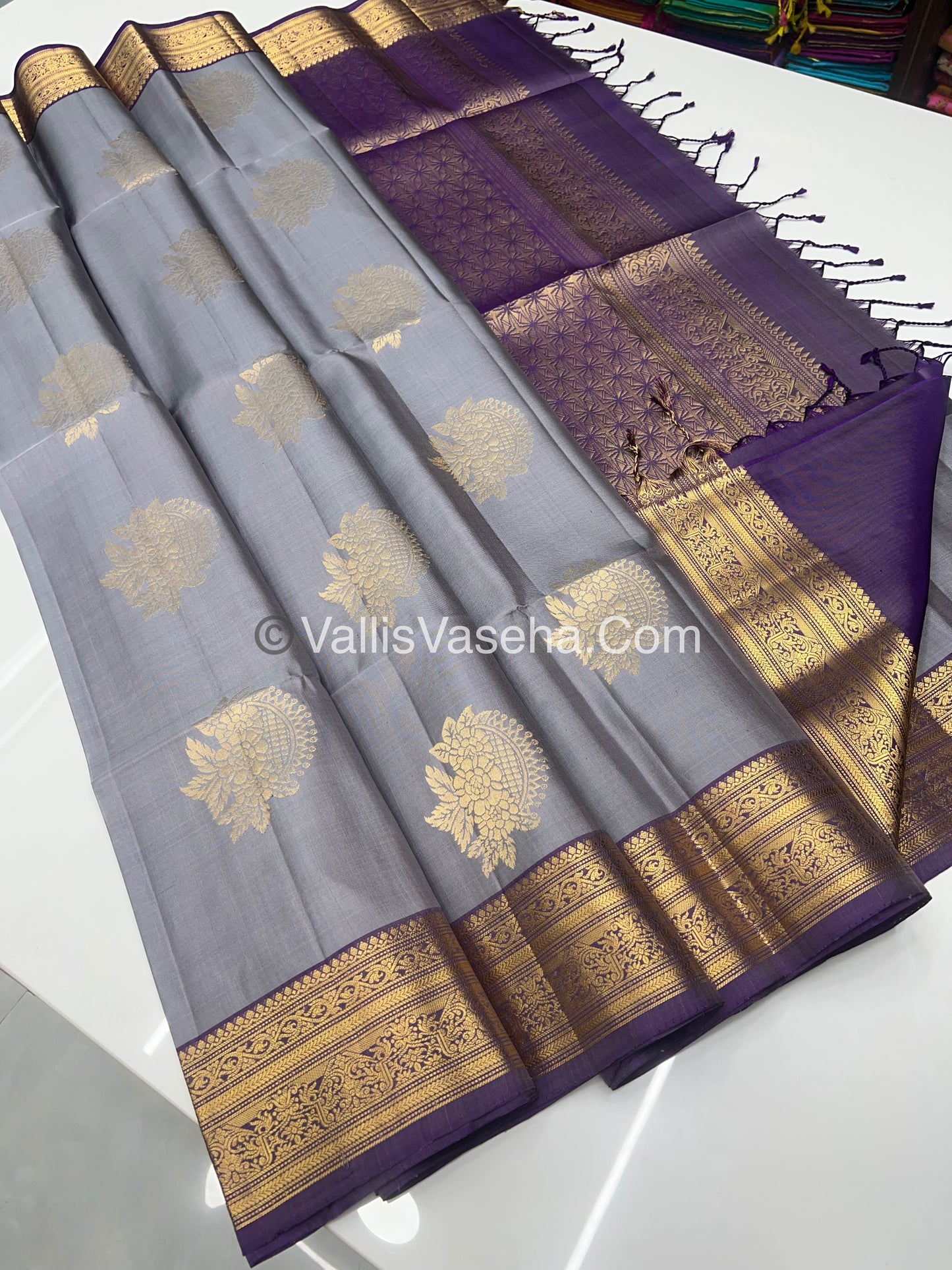 Pure Soft Silk Saree - Kanchi Border - VVPSS033