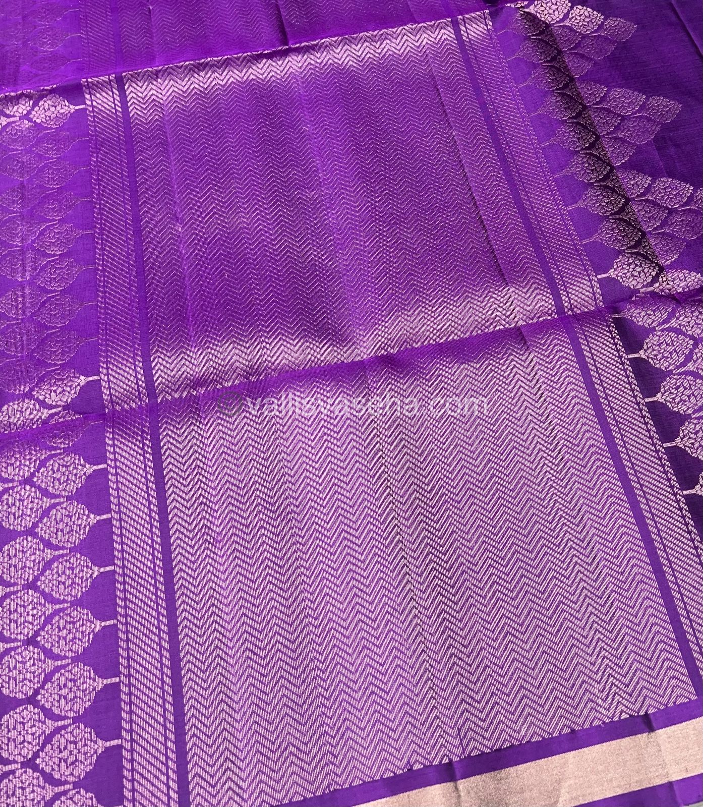 Pure Soft Silk Saree -Half Gold Zari Border - VVPSS032