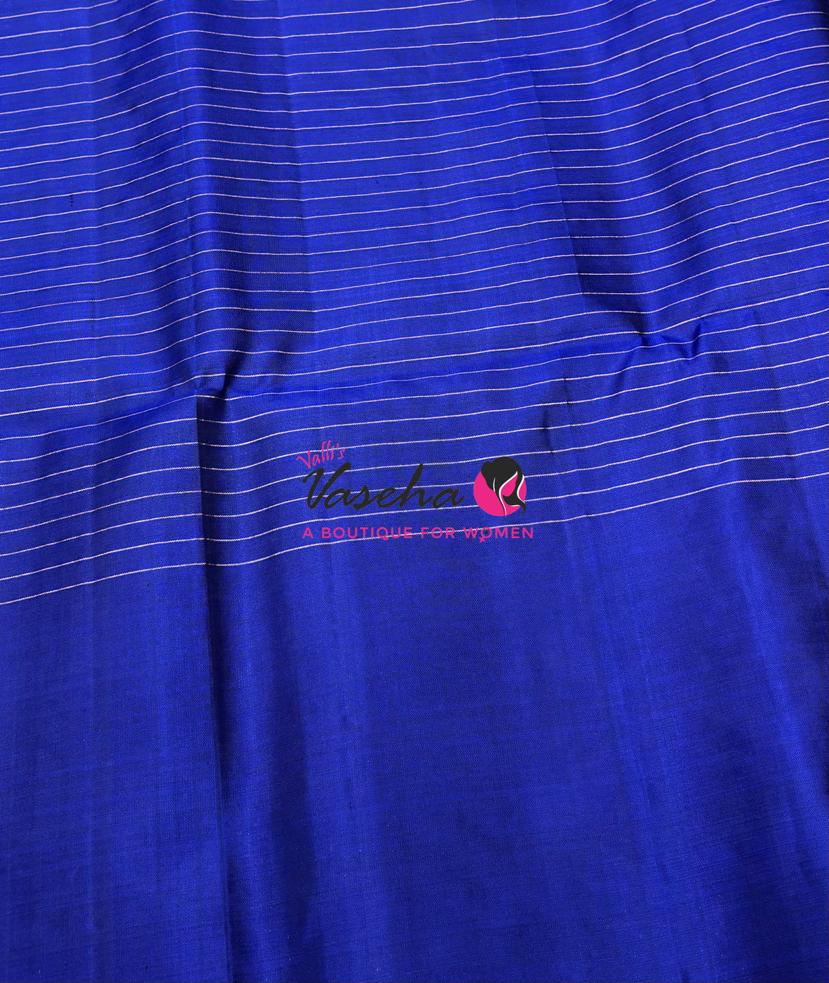 Pure Soft Silk Saree - Blue Shade - VVPSS115